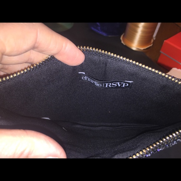 Charming Charlie’s RSVP Copper Glitter Wristlet - Picture 3 of 4